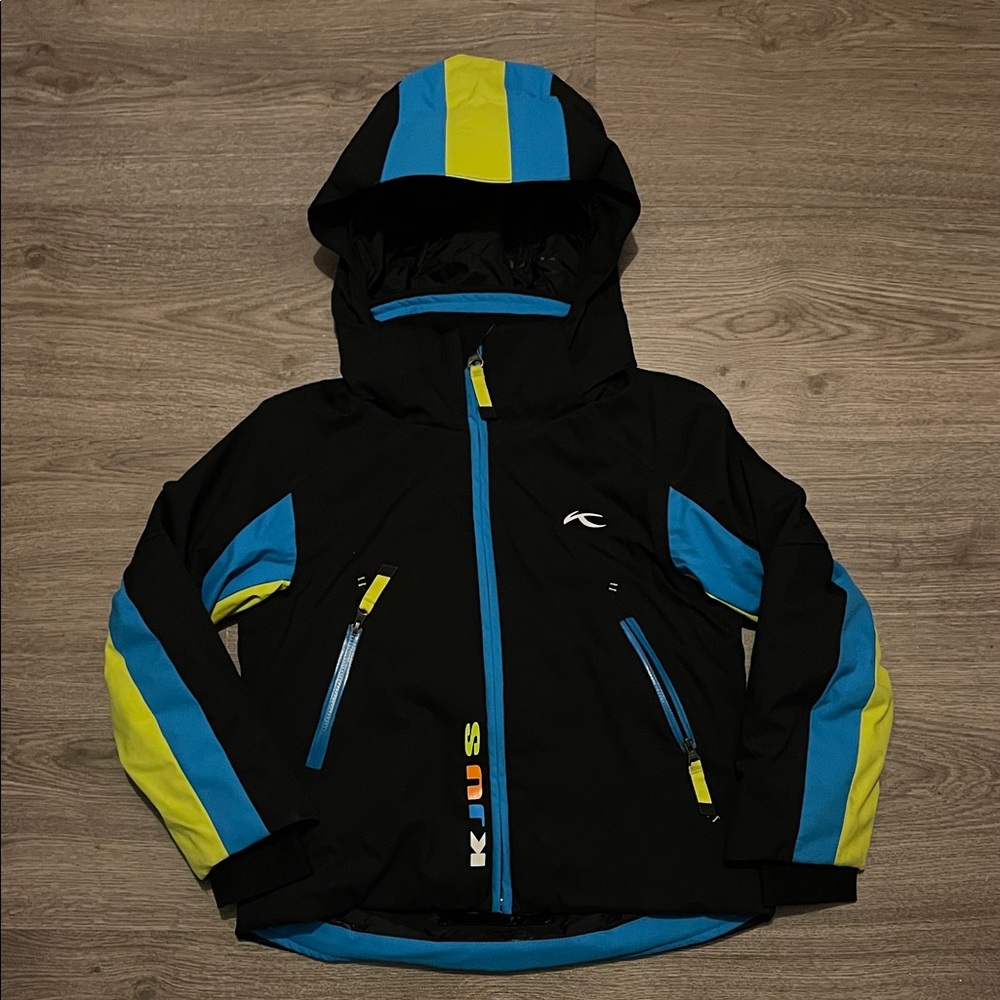 KJUS Black and Blue Hooded Jacket